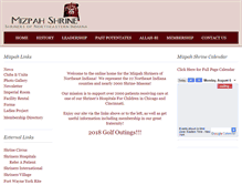 Tablet Screenshot of mizpahshrine.com